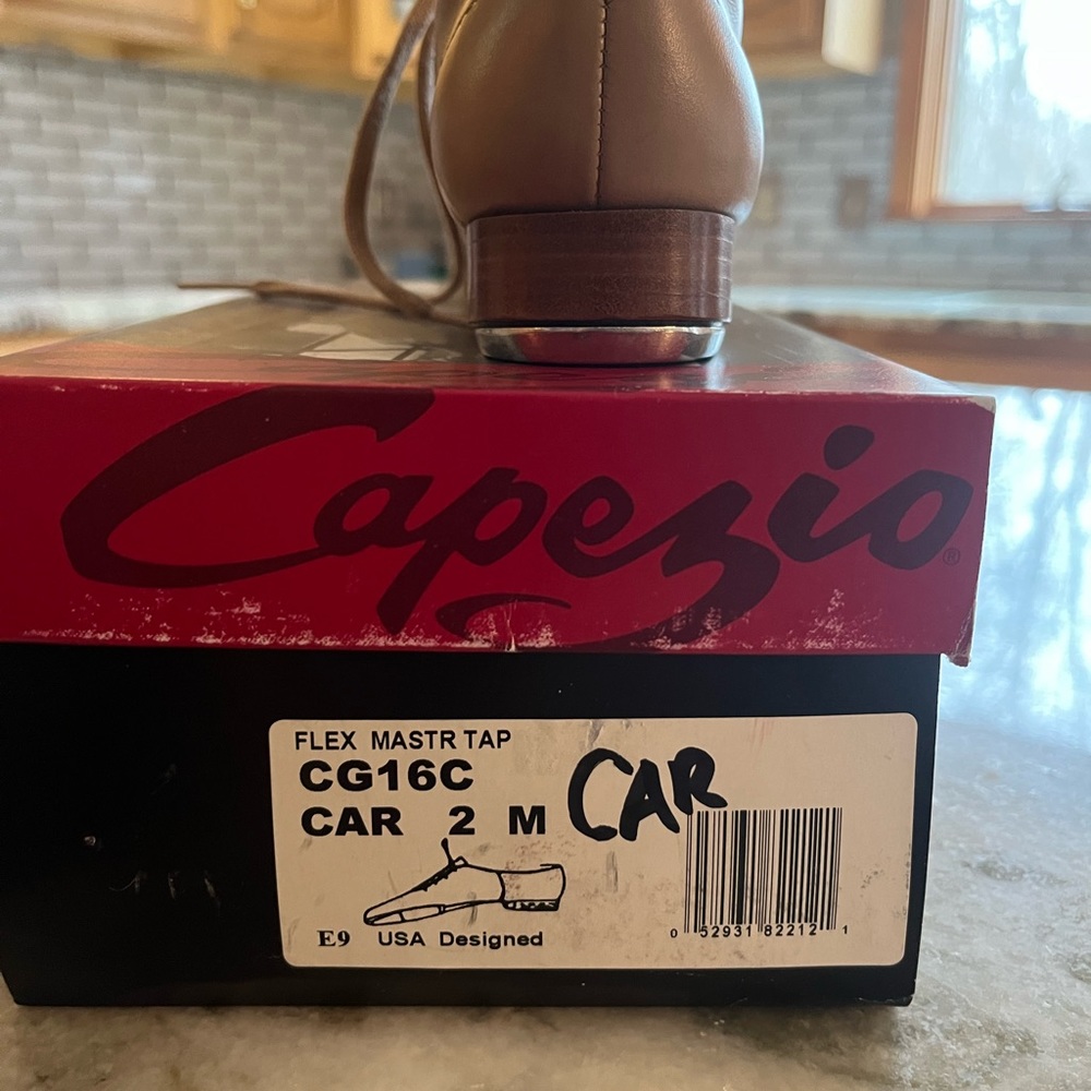 Capezio Tap Flex Beige size 2 kids - Picture 3 of 3